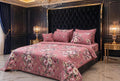 7Pc Printed Comforter Set – King Size Cotton Mix Bedding Set