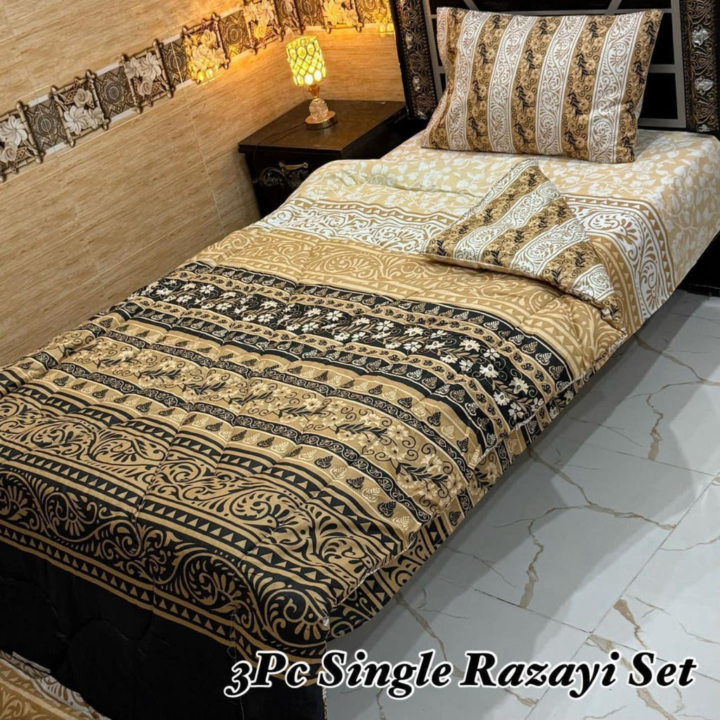 3Pc Single Vicky Razayi Sets – 500 GSM Mix Cotton | Khady's Fabric