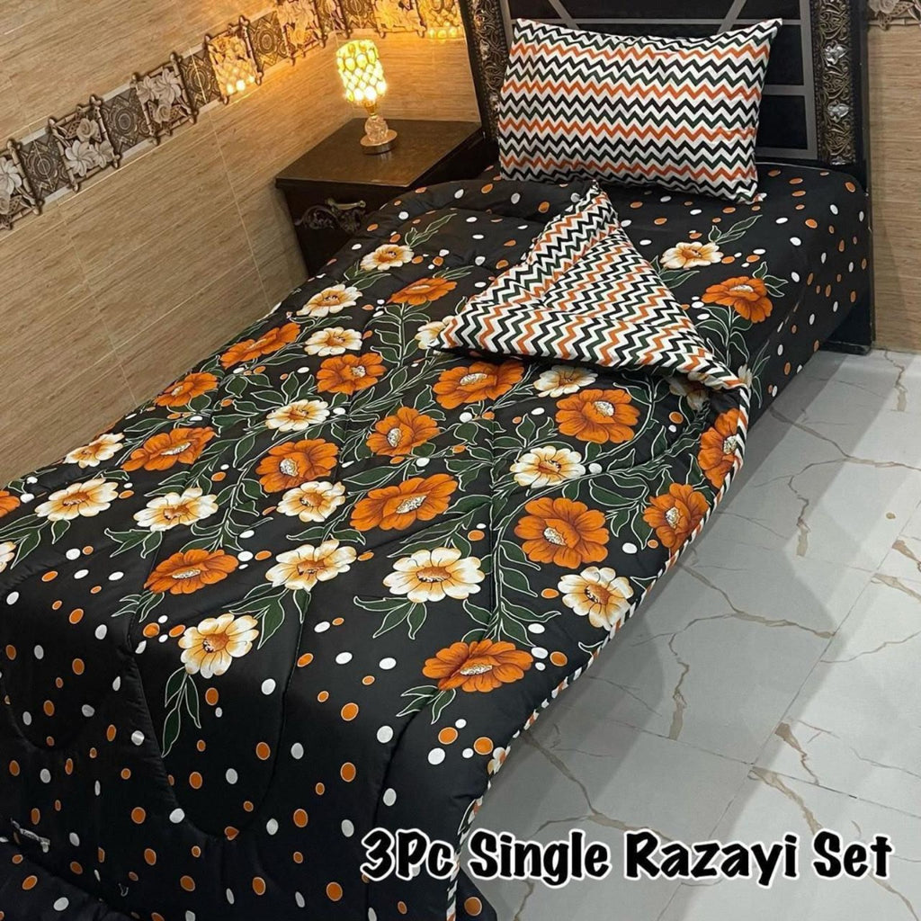 3Pc Single Vicky Razayi Sets – 500 GSM Mix Cotton | Khady's Fabric