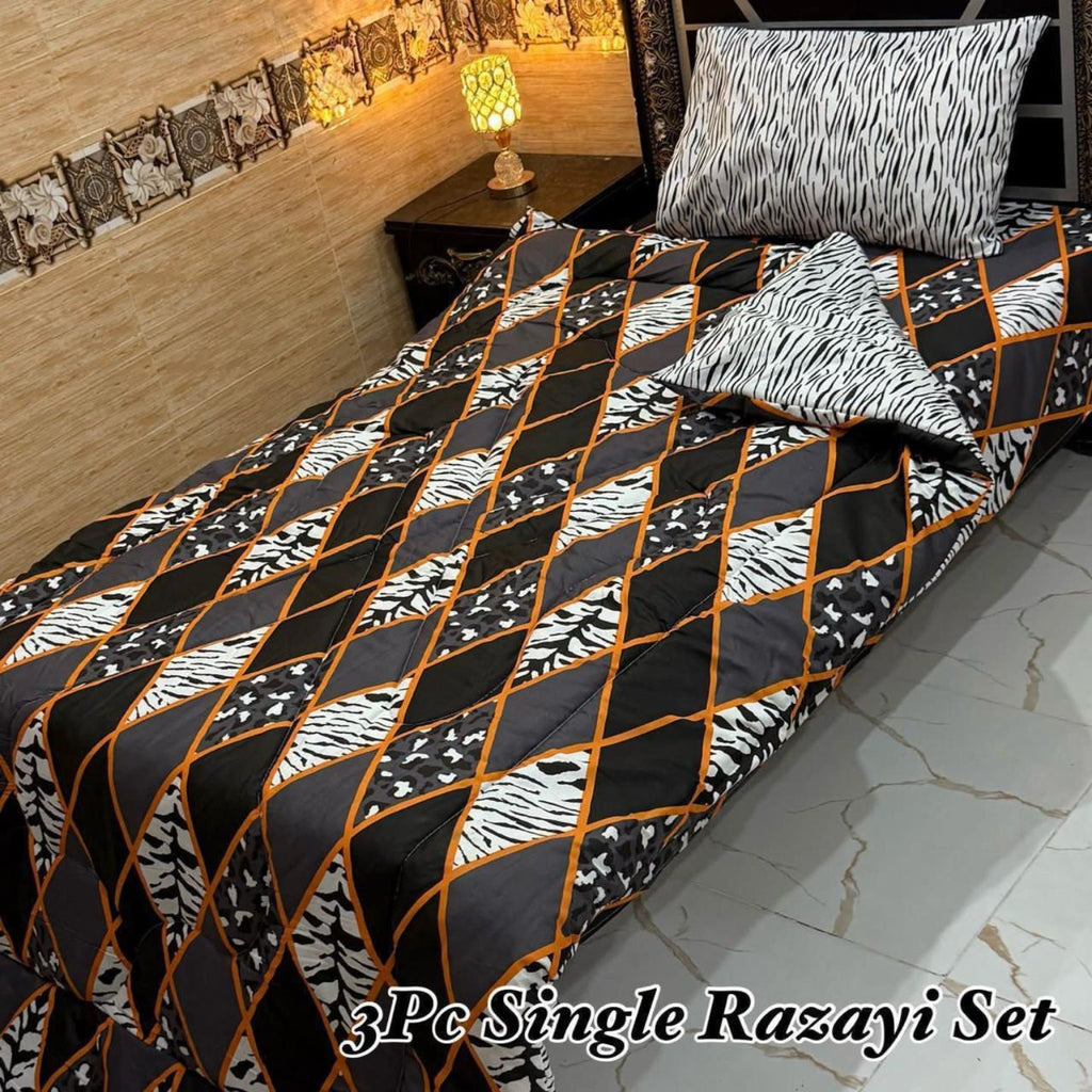 3Pc Single Vicky Razayi Sets – 500 GSM Mix Cotton | Khady's Fabric