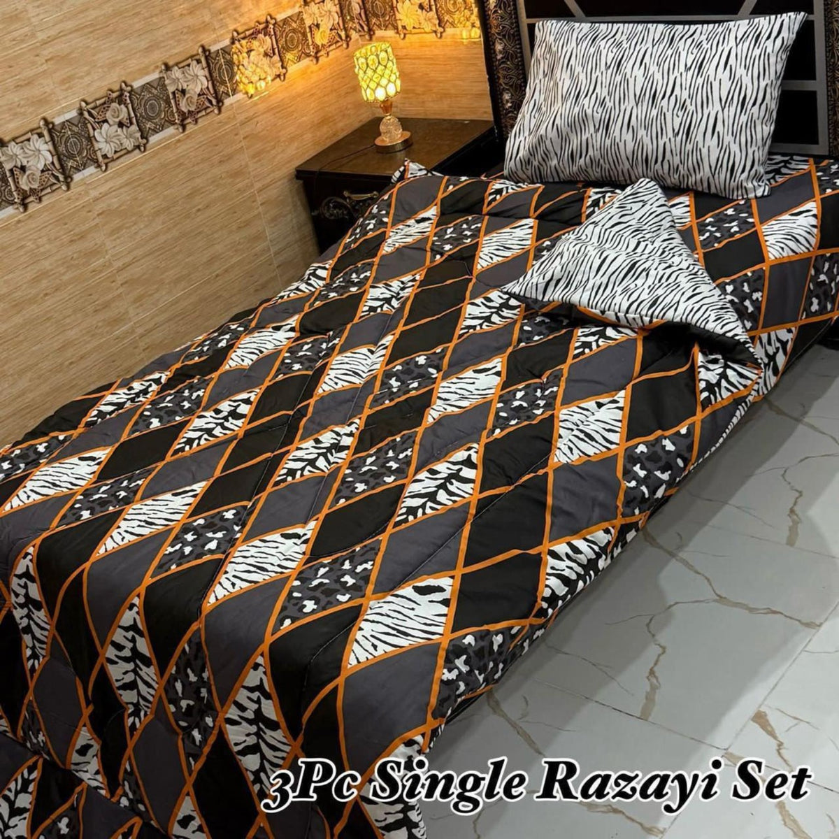 3Pc Single Vicky Razayi Sets – 500 GSM Mix Cotton | Khady's Fabric