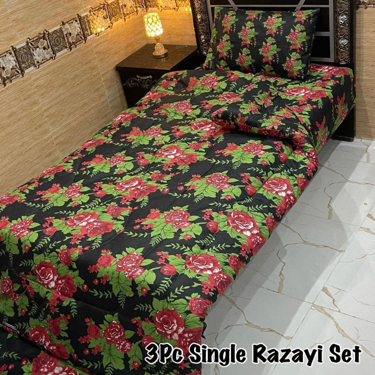 3Pc Single Vicky Razayi Sets – 500 GSM Mix Cotton | Khady's Fabric
