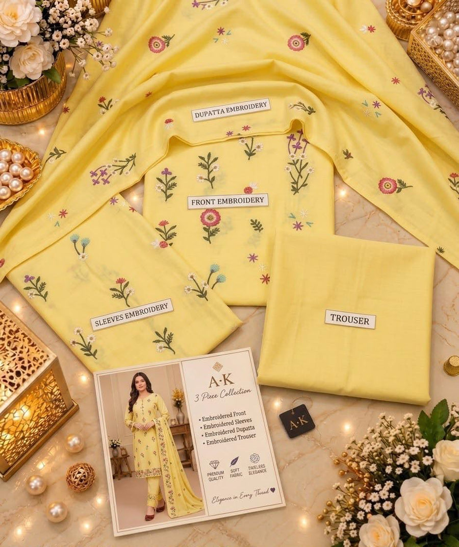 Indian Booti Winter Collection 2026 | Premium Dhanak 3-Piece Suit
