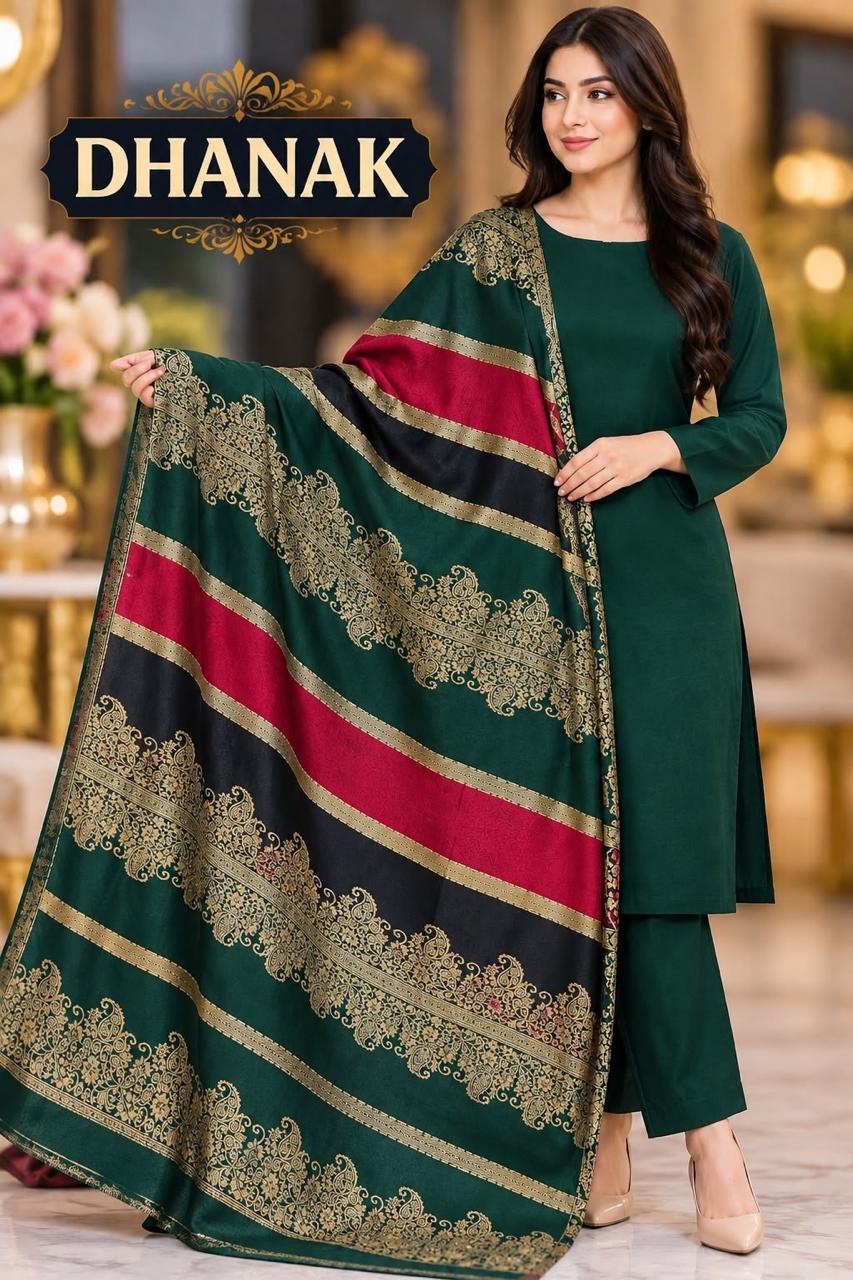 Most Hit Design Winter Collection 2026 | Dhanak 3-Piece Suit