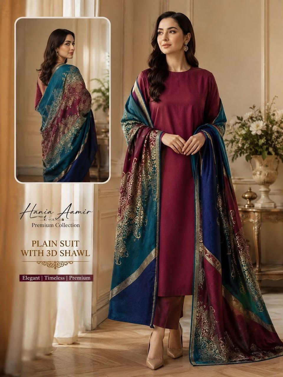 Most Hit Design Winter Collection 2026 | Dhanak 3-Piece Suit