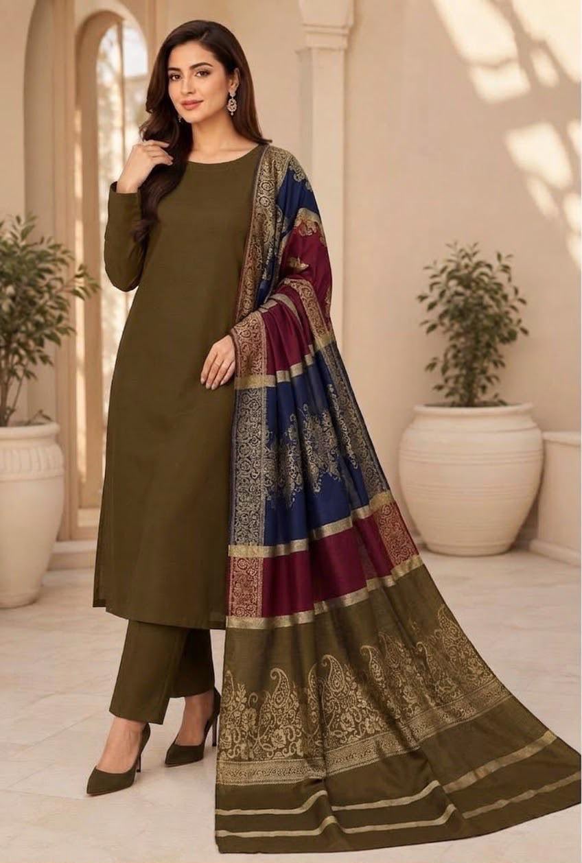 Most Hit Design Winter Collection 2026 | Dhanak 3-Piece Suit