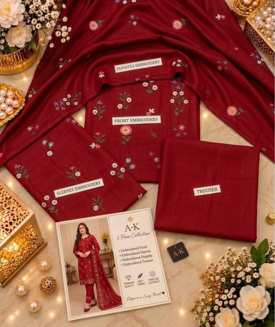 Indian Booti Winter Collection 2026 | Premium Dhanak 3-Piece Suit