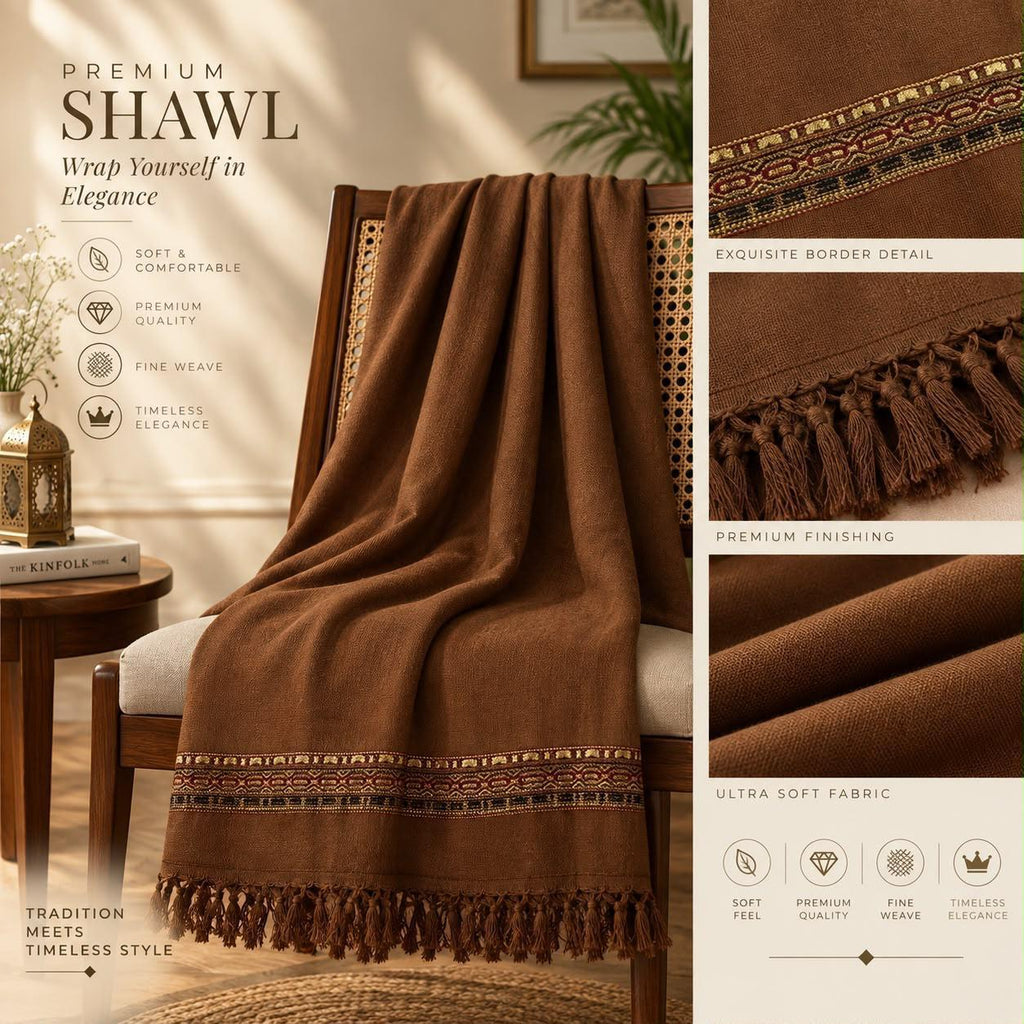 j. Mardana Shawl for Men – Premium Soft Wool Winter Shawl | 3 Yard