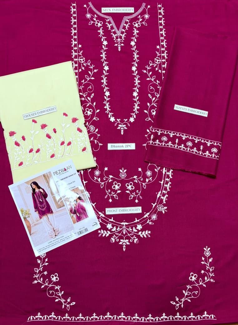 Pezwaan Berry Blossom Luxe Dhanak Suit | 2026