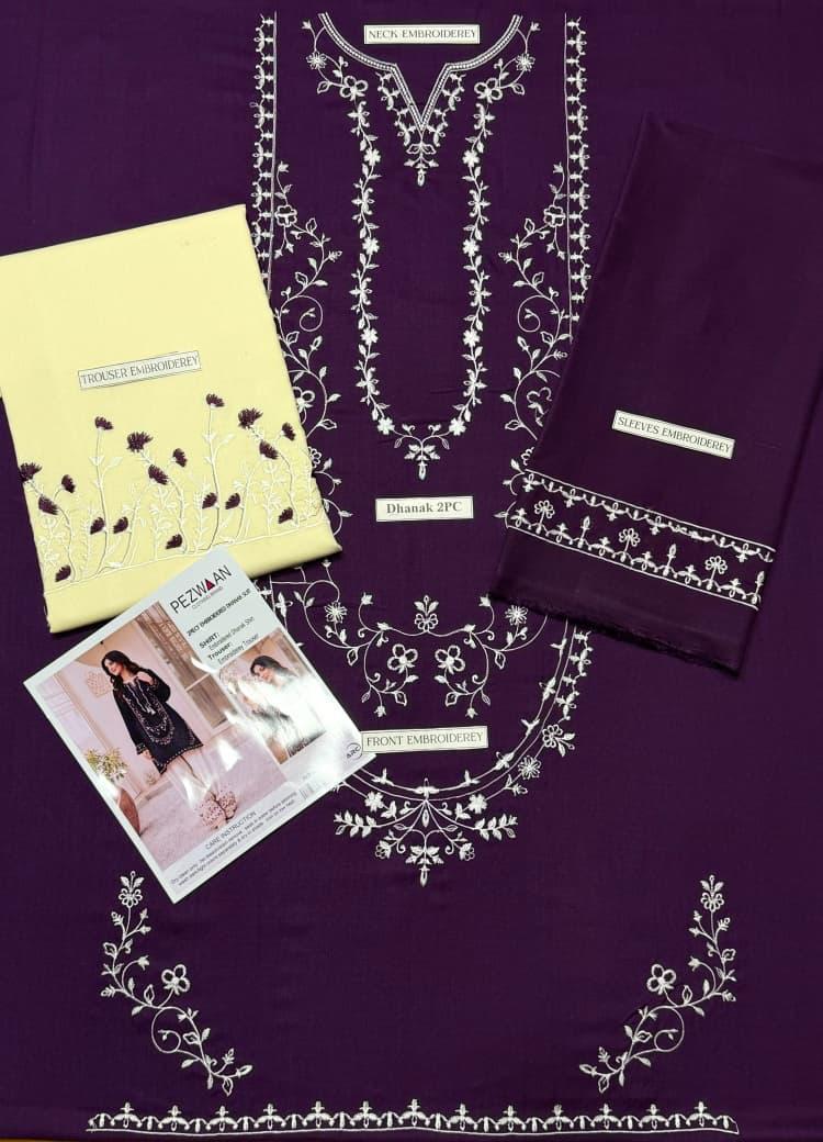 Pezwaan Plum Blossom Luxe Dhanak Suit 2026