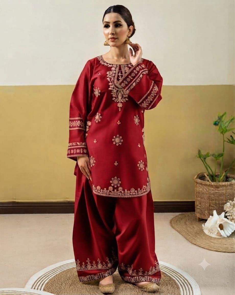 Pezwaan Ruby Blossom Luxe Dhanak Suit 2026