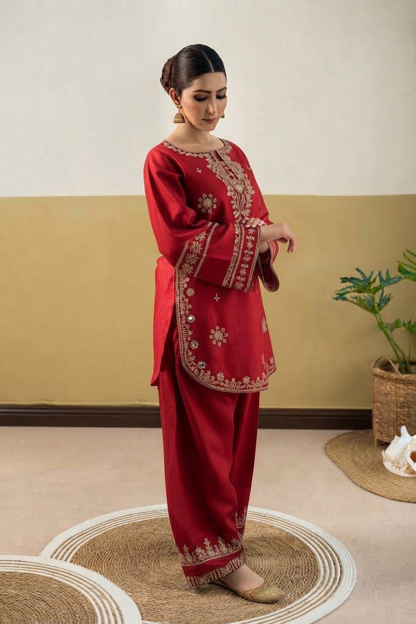 Pezwaan Ruby Blossom Luxe Dhanak Suit 2026