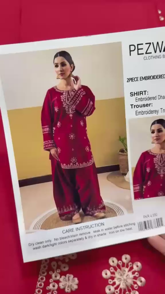 Pezwaan Ruby Blossom Luxe Dhanak Suit 2026