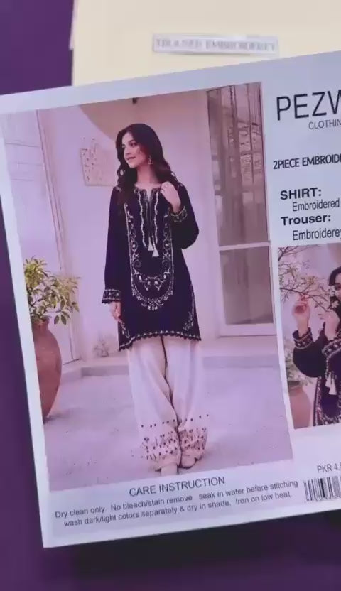 Pezwaan Plum Blossom Luxe Dhanak Suit 2026
