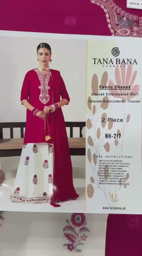 Tana Bana Ruby Rose Grace Dhanak Suit 2026